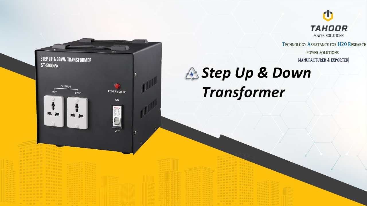 STEP UP & STEP DOWN  AUTO TRANSFORMER